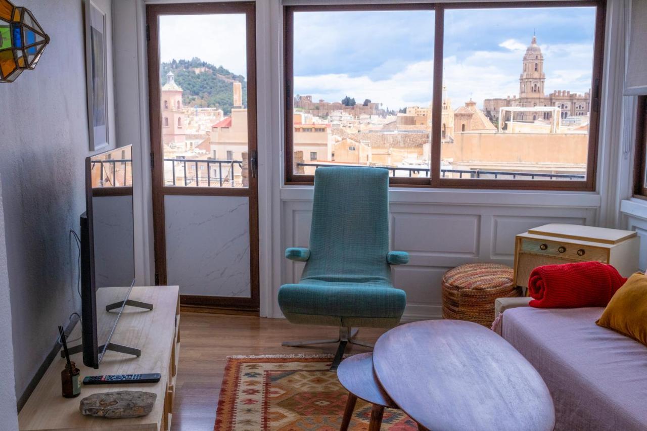 Penthouse Panorama With Large Terraces & 360 Views Appartement Málaga Buitenkant foto