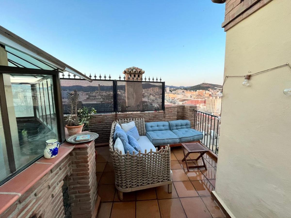 Penthouse Panorama With Large Terraces & 360 Views Appartement Málaga Buitenkant foto